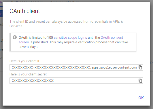 OAuth Details